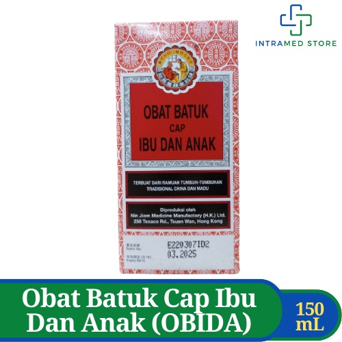 Jual Obat Batuk Cap Ibu Dan Anak Sirup 150 ml / Obida / Nin Jiom Pei Pa ...