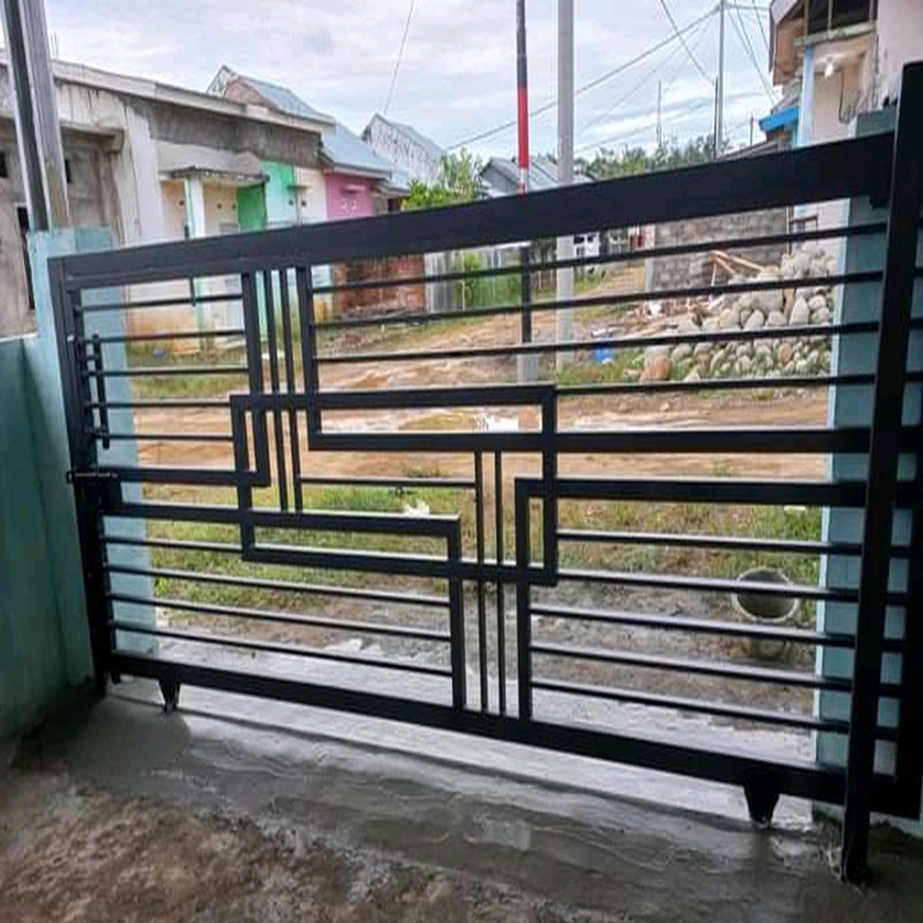 Jual Pintu Pagar - Pagar Galvanis Besi Anti Karat | Shopee Indonesia