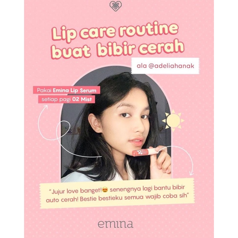 Jual 1.1 Emina Watercolor Lip Serum - Serum Bibir Tinted Mencerahkan ...