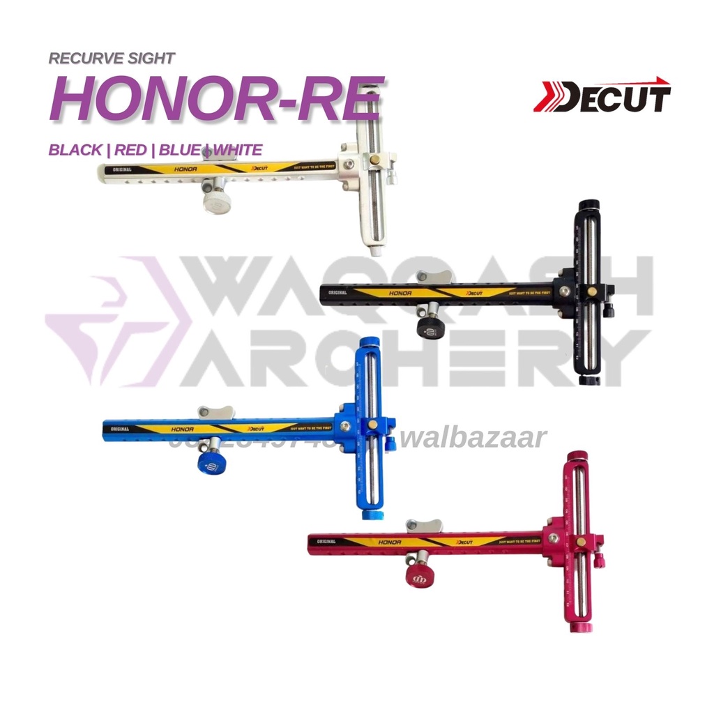 Jual DECUT HONOR-RE SIGHT Long Bowsight Fisir Recurve Standar | Shopee ...