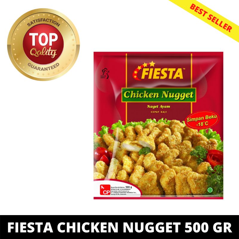 Jual FIESTA | FROZEN FOOD 400 500 GR - Nugget Naget Nuget Chicken Pok ...