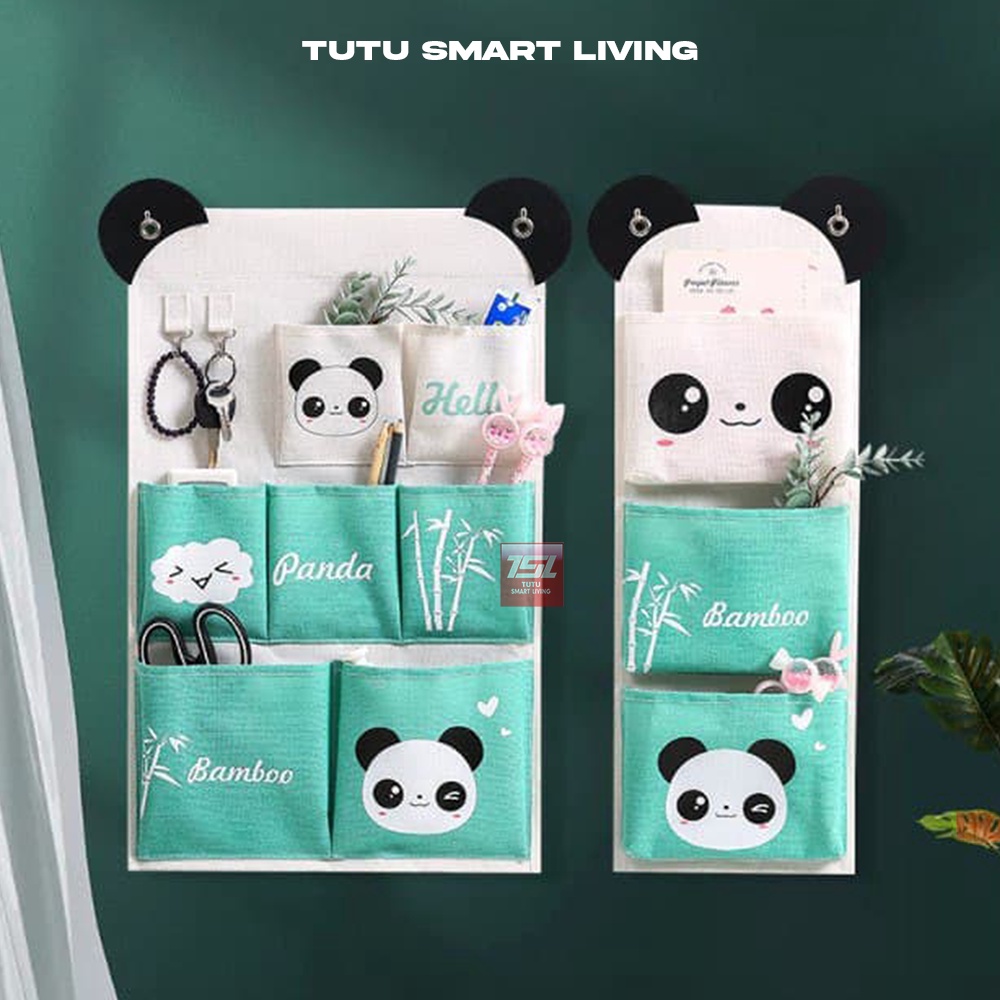 Jual TUTU Tas Pouch Keranjang Gantung Karakter Lucu Dinding 3 / 7 Layer ...