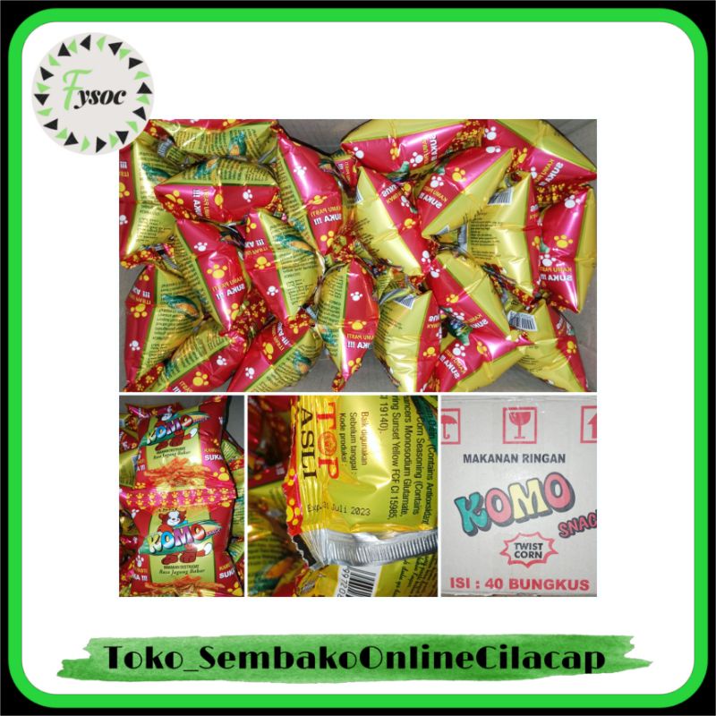 Jual SNACK CIKI KOMO RP 500 RENCENG ISI 10 PCS | Shopee Indonesia