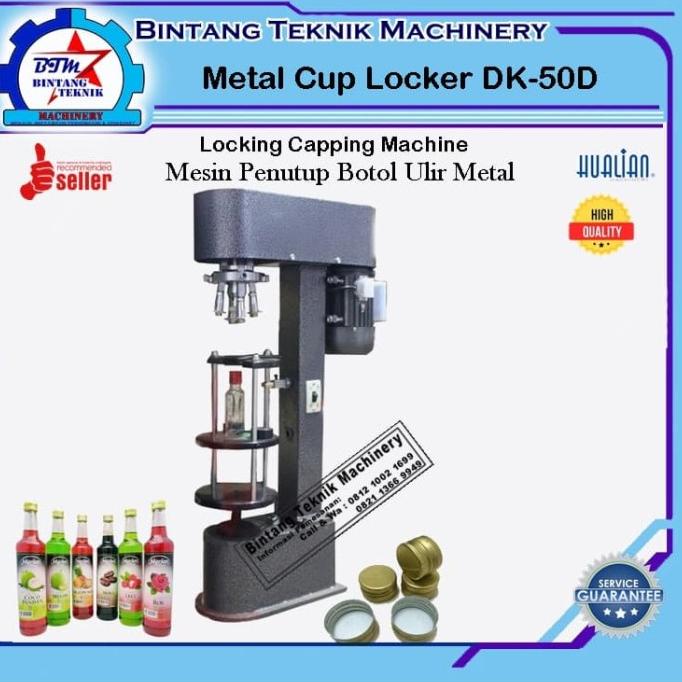 Jual Mesin Penutup Botol Segel Ulir Metal Type Dk D Capping Shopee