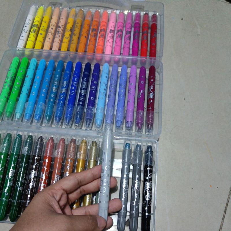 Jual crayon grasp tipe mata sedang satuan no 33-48 | Shopee Indonesia