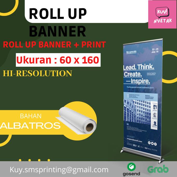 Jual Roll Up Banner 60 X 160 Cm + Print / Cetak / Gambar Bahan Albatros ...