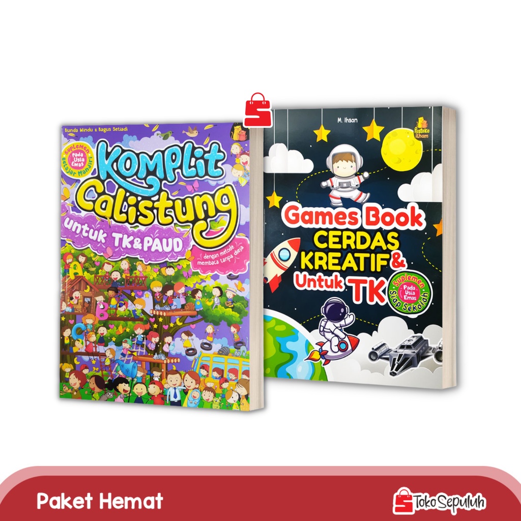 Jual Buku Calistung Anak TK Anak PAUD Komplit Calistung Untuk TK Dan ...