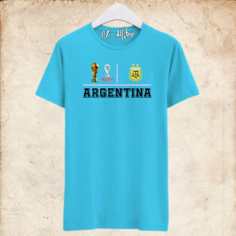 Jual Kaos Tshirt Baju Obral Murah Combed S Distro Argentina Juara