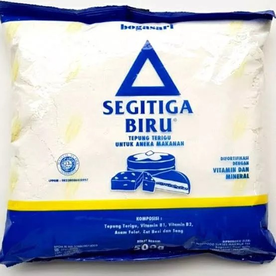 Jual Segitiga Biru Ekonomis 500gr - Tepung Terigu Bogasari Serbaguna ...