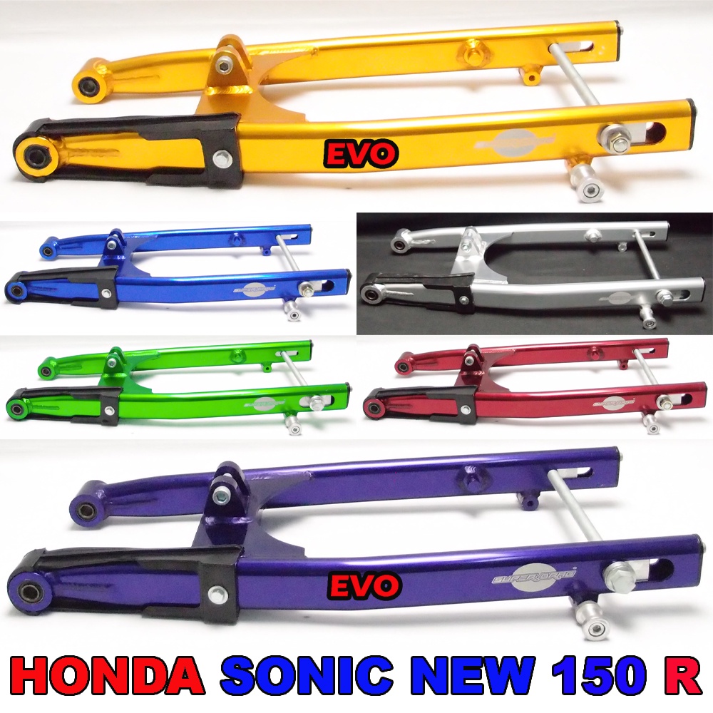 Jual SWING ARM ALUMINIUM ANODIZE HONDA SONIC NEW 150 R MEREK SUPER DRAG Shopee Indonesia