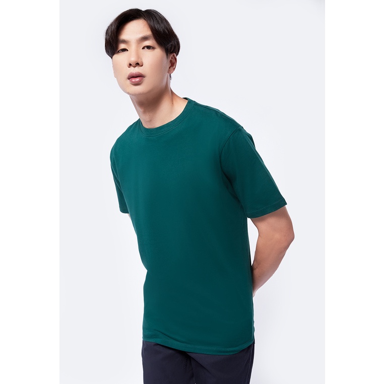 Jual Executive Regular Fit Basic T-Shirt Dark Green | Shopee Indonesia