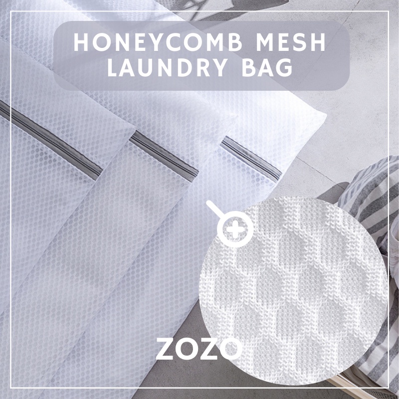 Jual ZOZO Laundry Washing Bag Kantong Jaring Cuci Baju Bra Pakaian ...
