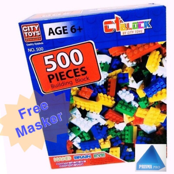 Jual Mainan Edukasi Anak Susun Balok Brick Lego Building Block 1000 Pcs