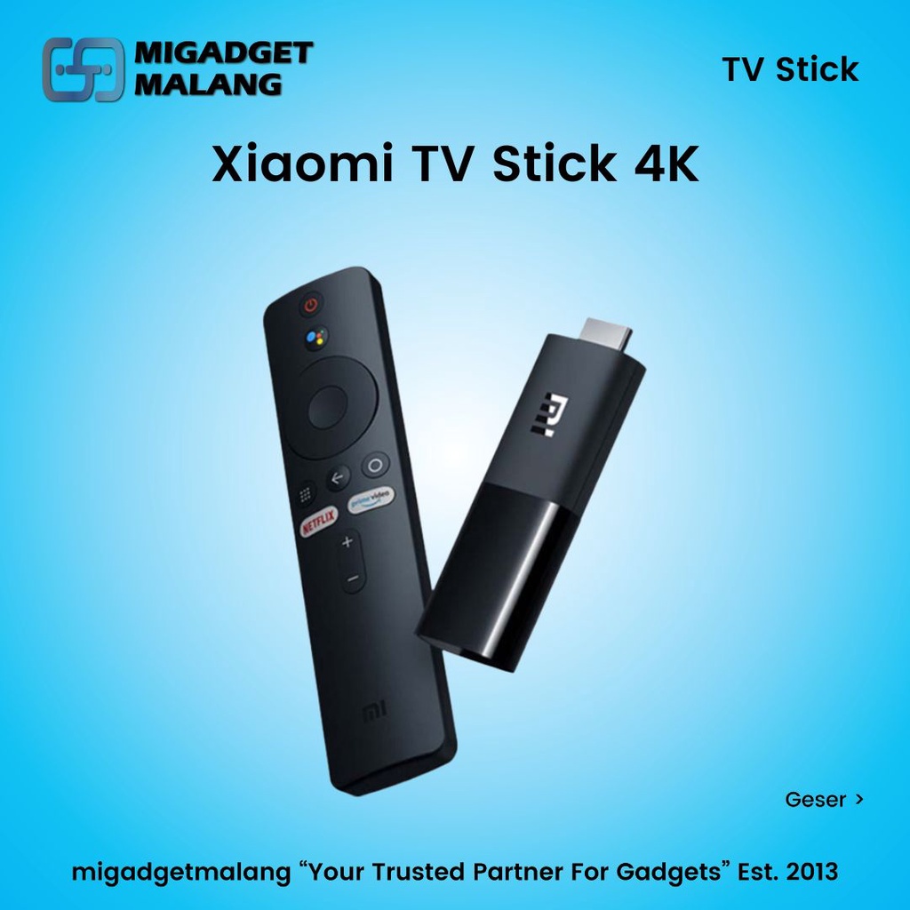 Jual Xiaomi Mi TV Stick 4K TV Box Digital STB 2GB/8GB Garansi Resmi 12 ...