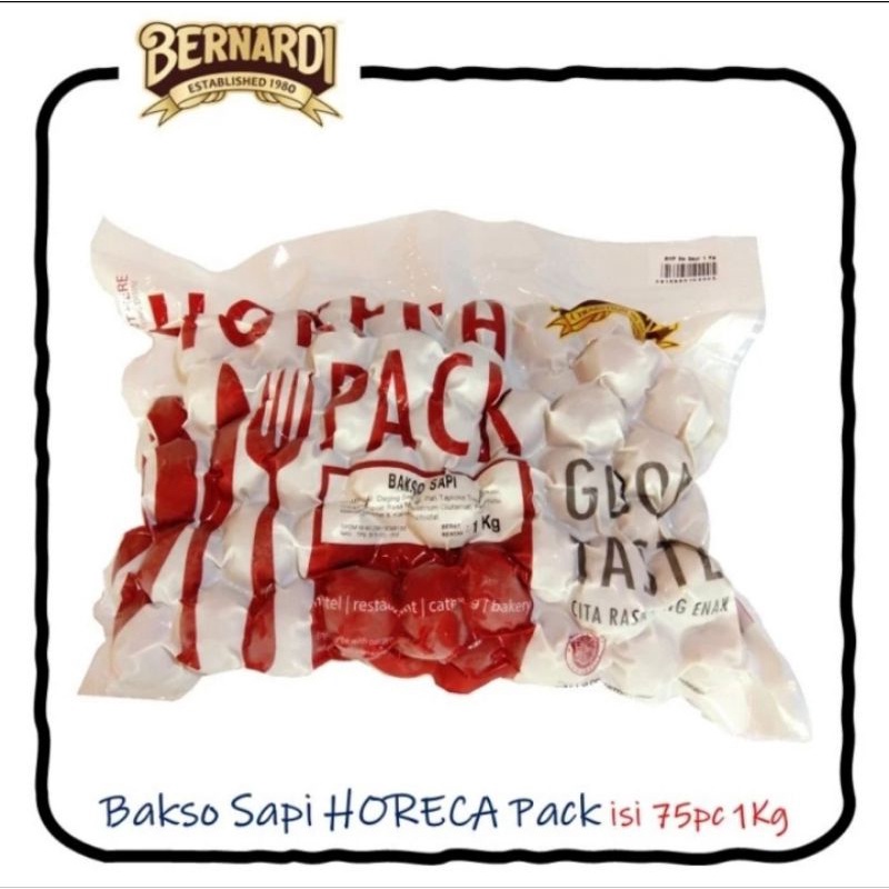 Jual Bakso Sapi Bernardi Horeca Pack 1kg Shopee Indonesia