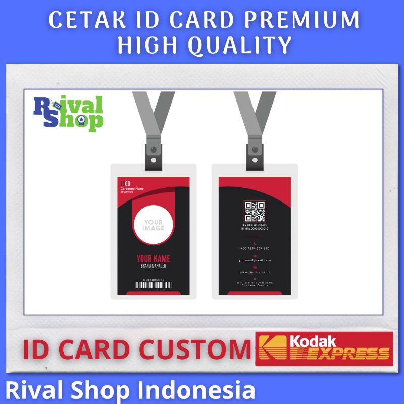 Jual CETAK ID CARD CUSTOM PREMIUM PVC | CETAK ID CARD MURAH | Shopee ...