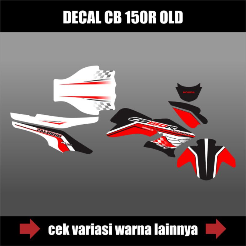 Jual Decal Sticker Fullbody CB 150R OLD / Decal Stiker Cb 150R Full ...