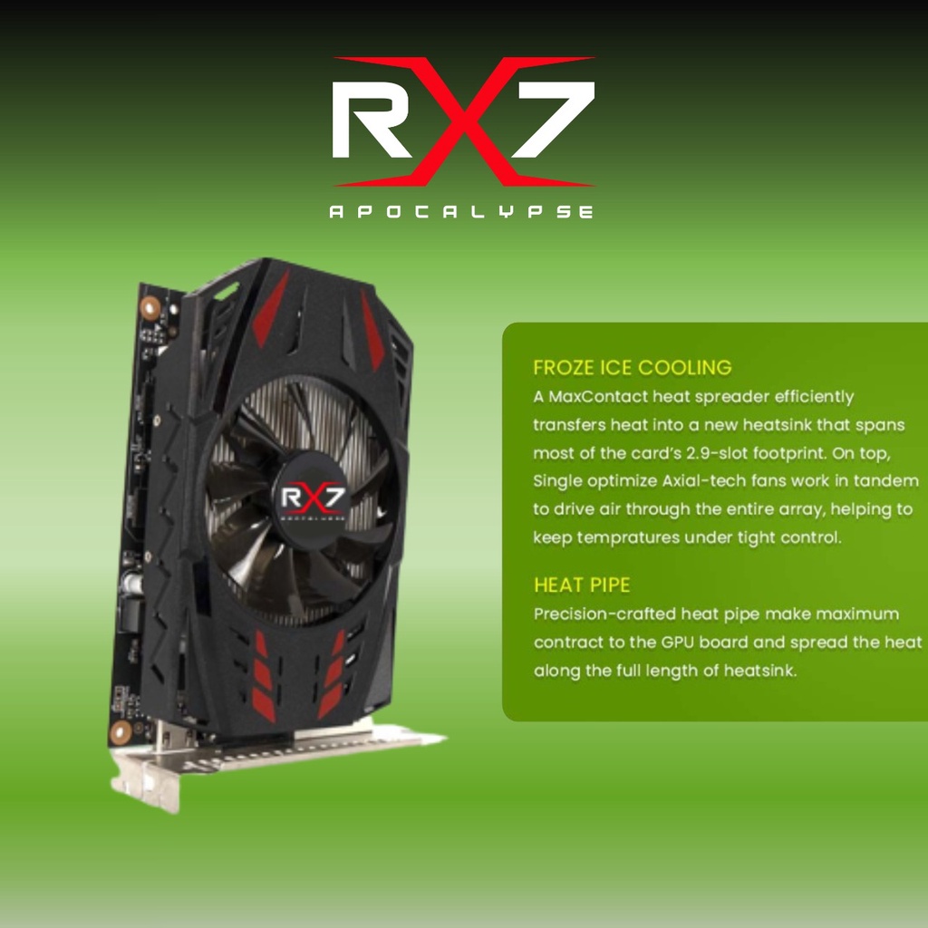 Jual VGA RX7 GTX750 Ti 4GB GDDR5 128 BIT REAL CAPACITY RESMI | Shopee ...