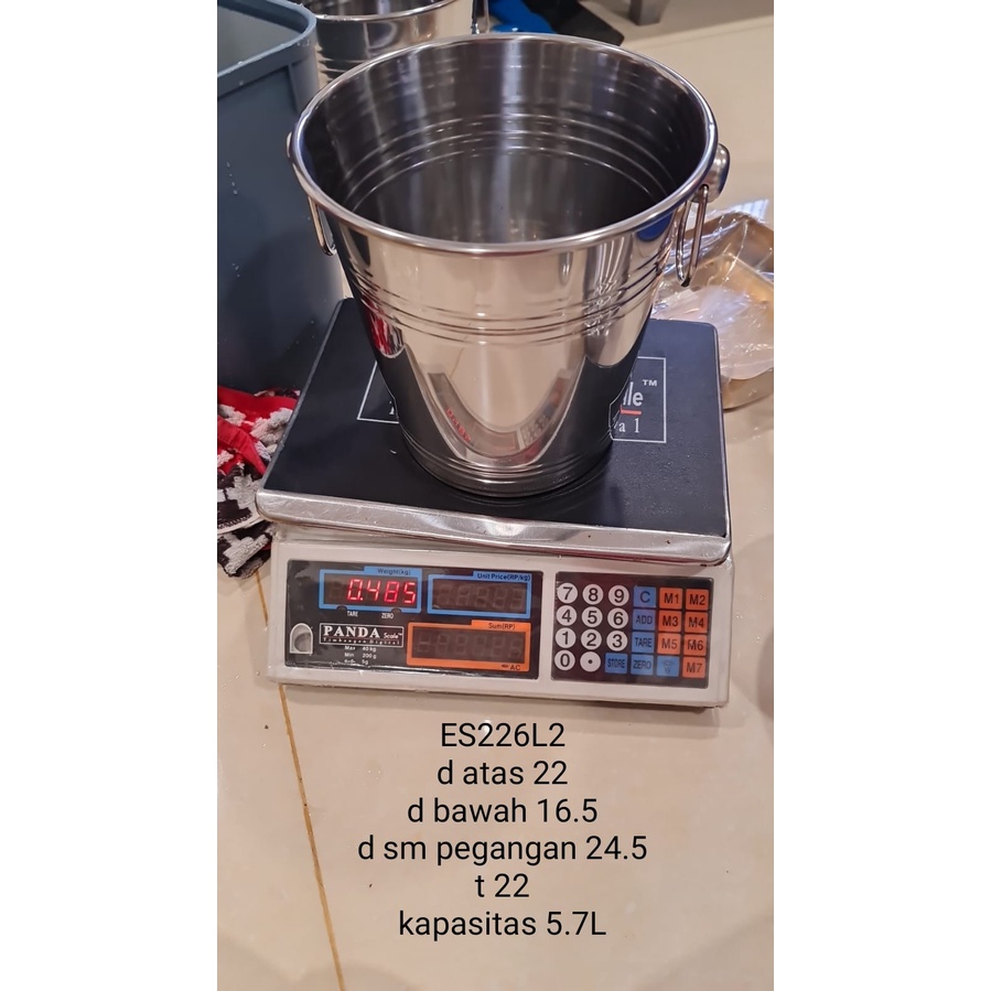 Jual Homemaster Ember/Bucket Es/Ice Champagne/Bir/Beer/Wine Stainless ...