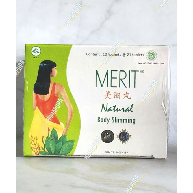 Jual Merit natural body slimming pelangsing tubuh alami | Shopee Indonesia