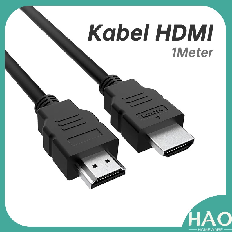 Jual Kabel HDMI 1 Meter Full HD 1080P / HDMI To HDMI (Male To Male ...