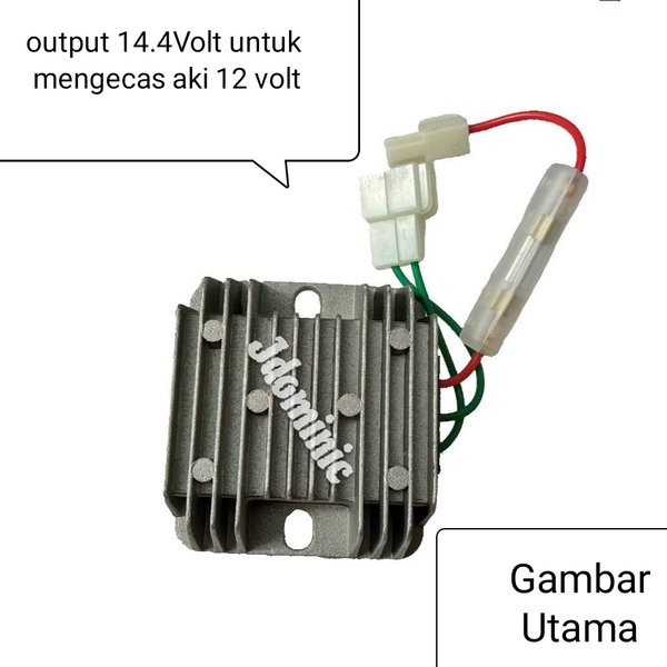 Jual pengisi aki pada genset battery charger regulator kiprok kipor