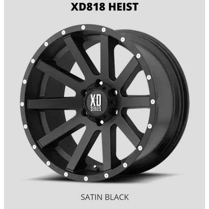 Jual Velg KMC XD818 HEIS ORI RING 20 Jeep Rubicon JK JL JT Dodge ...