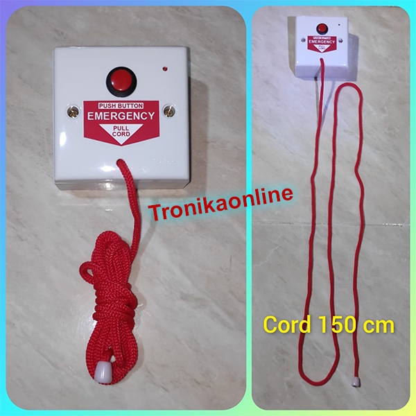 Jual EMERGENCY PULL CORD BUTTON bathroom restroom toilet panic button