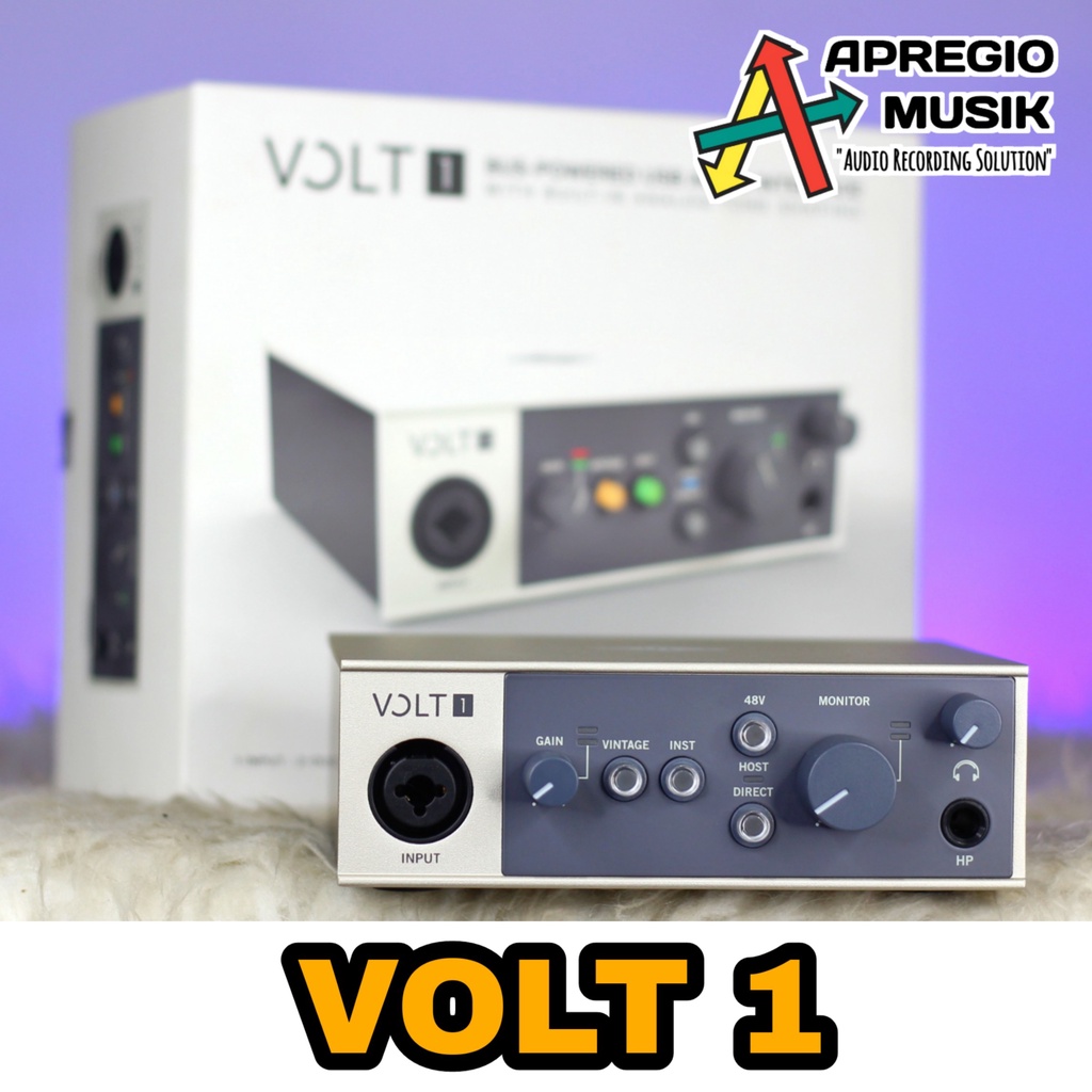Jual Universal Audio UAD Volt 1 1-in/2-out PREMIUM USB Soundcard ...