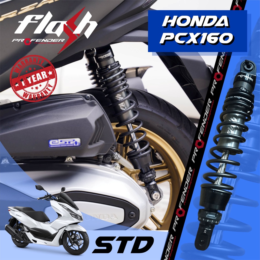 Jual Suspensi Shockbreaker Profender Flash Series Motor Honda PCX 150 160  Shopee Indonesia