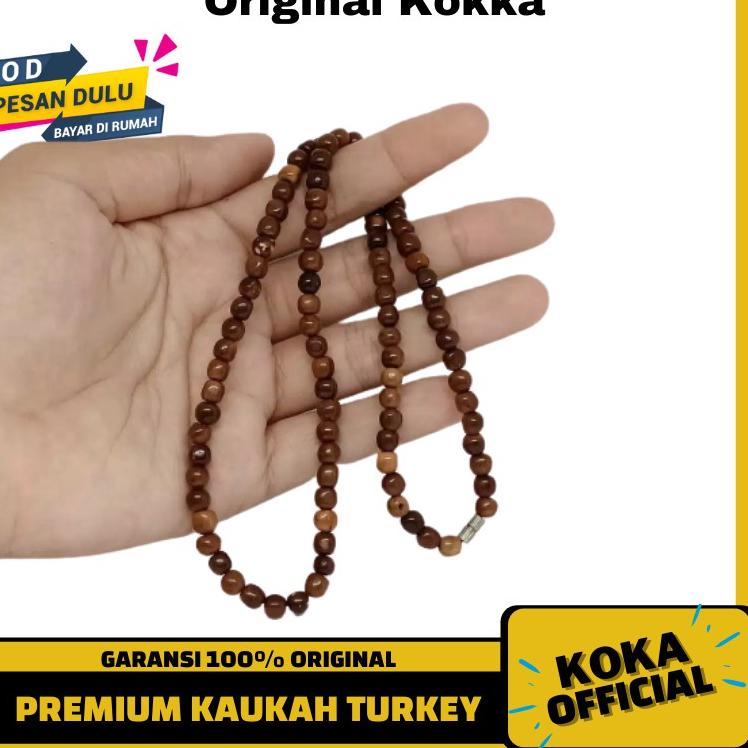 Jual ↱ Kalung Kaokah Kokkah Bulat Polos Kalung Kayu Kauka Kaukah Koka ...