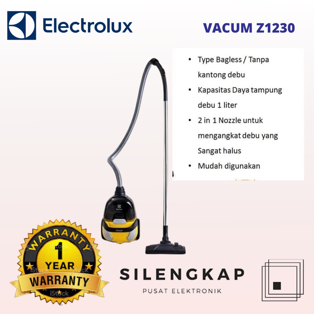Jual Electrolux Vacuum Cleaner CompactGo Cyclonic Bagless [Z1230