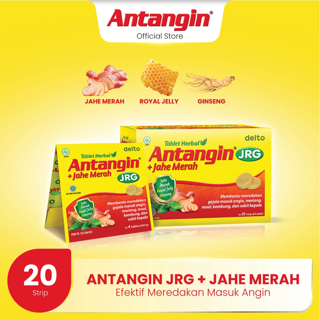 Jual Antangin Jrg Jahe Merah Tablet Herbal Box 20 Strip Anti Masuk