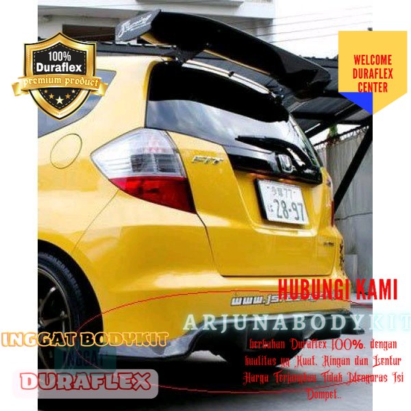 Jual bumper bodykit Honda Jazz Ge8 rear diffuser 0911 tipe rs body kit