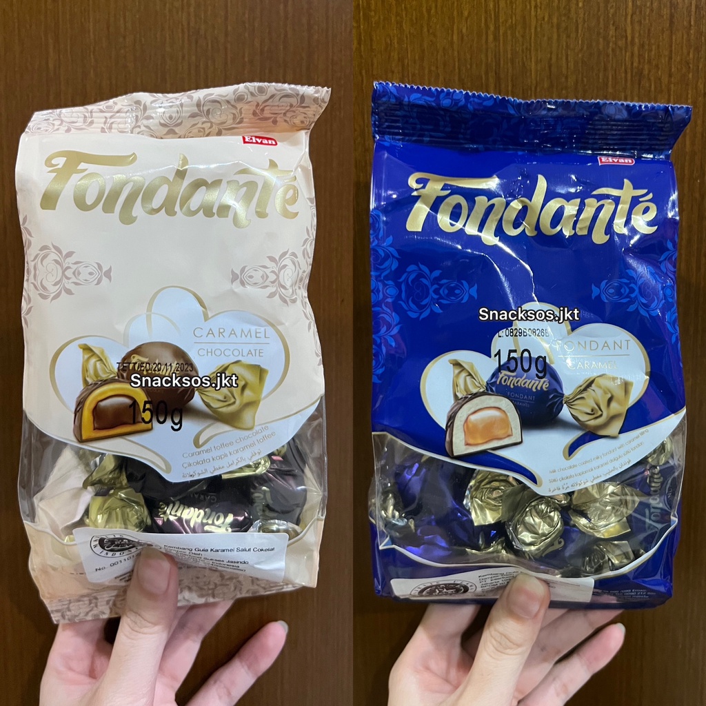 Jual [150gr] ELVAN FONDANTE CARAMEL CHOCOLATE / FONDANT CARAMEL