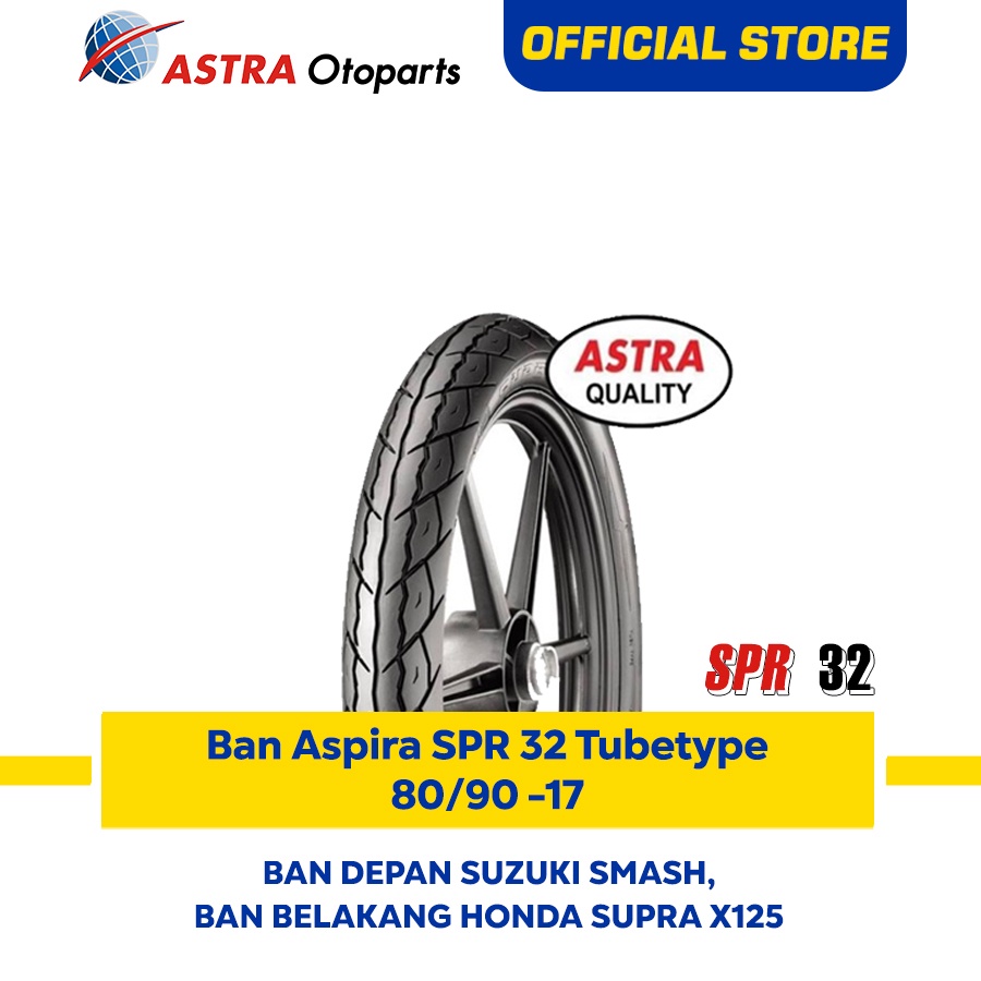 Jual Ban Aspira SPR 32 Tubetype 80/90-17 Untuk Ban Depan Motor Suzuki ...