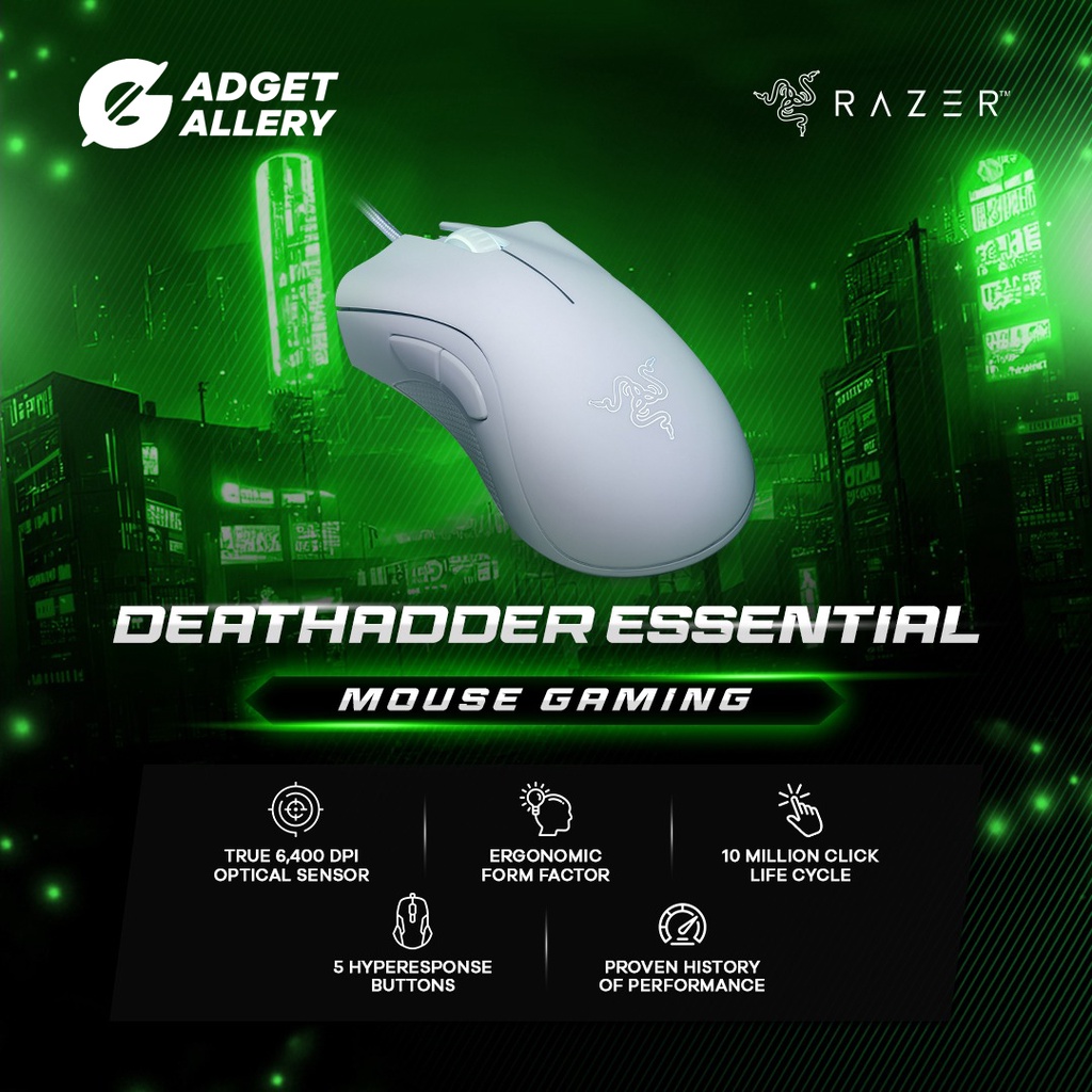 Jual Razer DeathAdder Essential Wired Gaming Mouse Shopee Indonesia