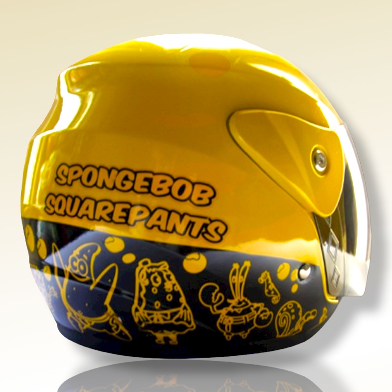 Jual Helm Dewasa Half Face Evolution Seperti Helm GM Original Motif