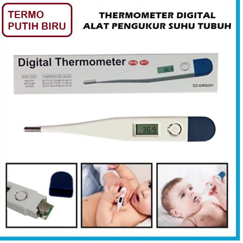 Jual [PRODUK RRKS0] Termometer Digital Putih untuk Mulut Ketiak dan ...