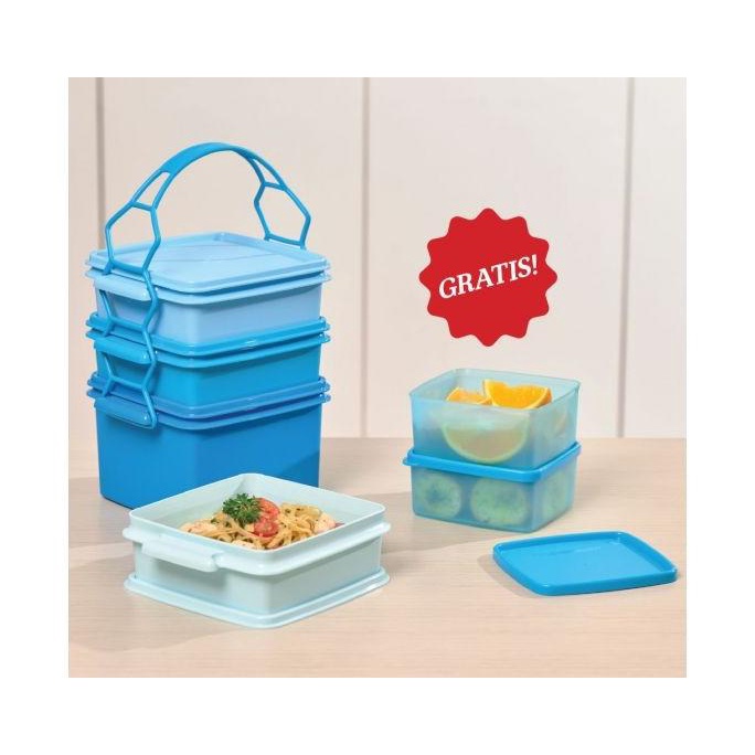 Jual rantang tupperware 4 susun freee original tupperware | Shopee ...