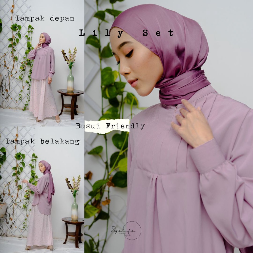 Jual Syalifa Hijab - Lily Set Pakaina wanita muslim | Shopee Indonesia