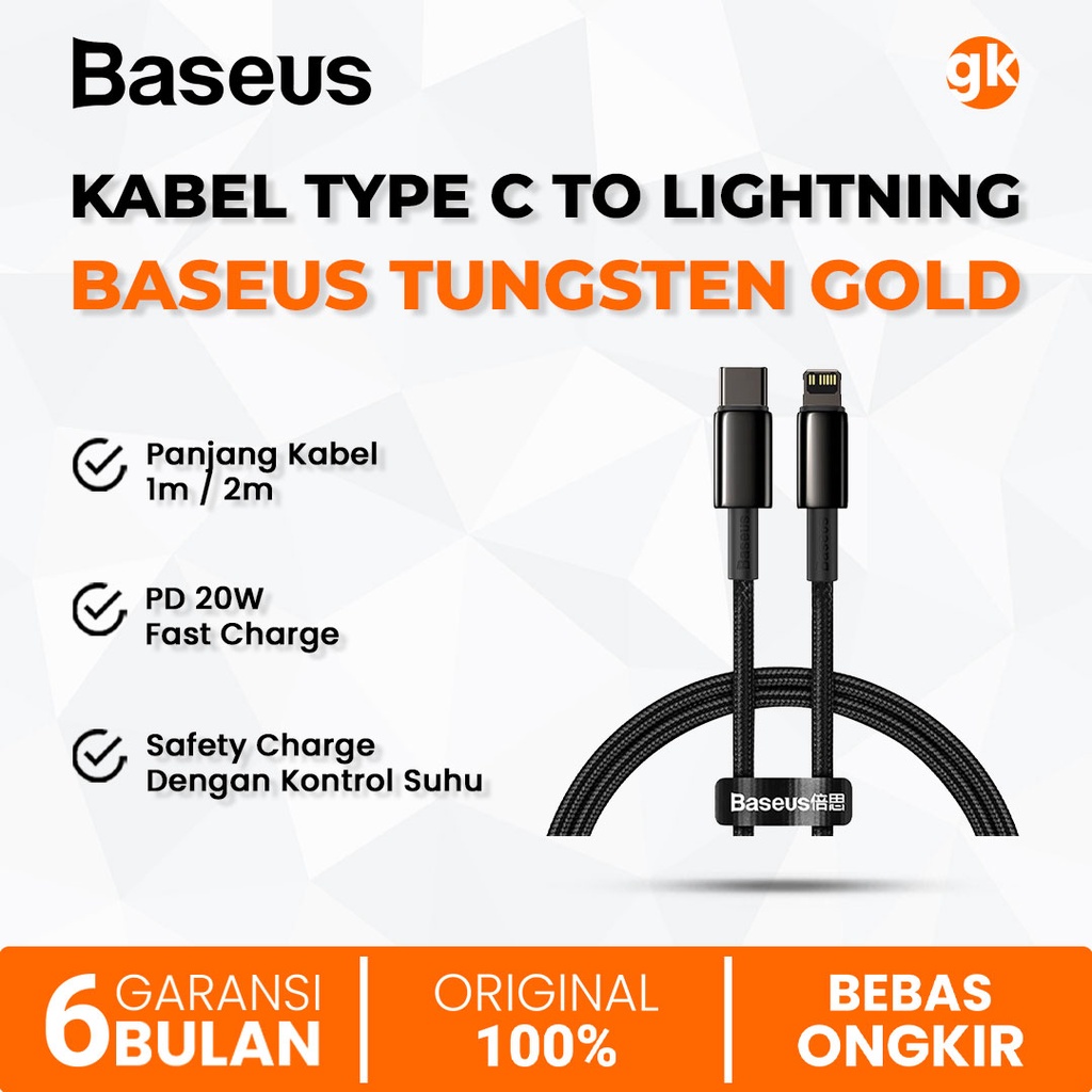 Jual Baseus Kabel Data Fast Charge Tungsten Gold Type C To C Type C