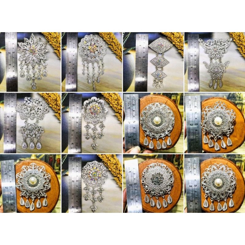 Jual Bros Silver Putih Bros Kebaya Bros Jilbab Bros Mewah Elegan