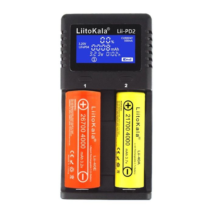 Jual Charger Liitokala Lii-PD2 original | Shopee Indonesia