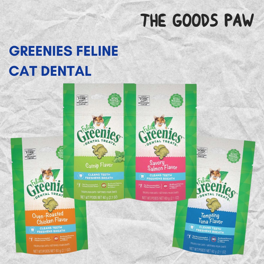 Jual GREENIES FELINE Cat Dental Snack Treat Catnip Chew Snack Gigi