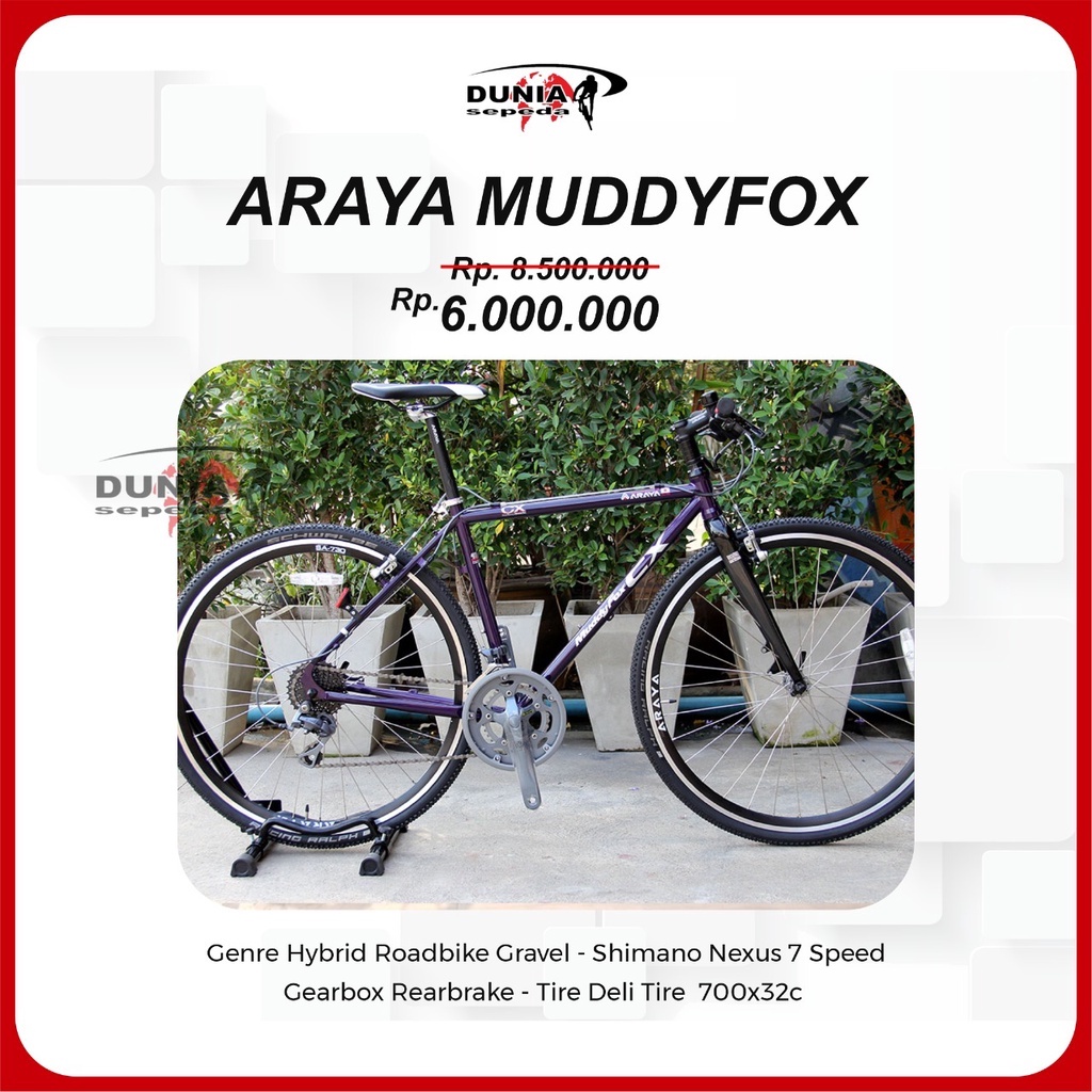 ARAYA MUDDYFOX （ARAYA Muddyfox MF26CRM-K カスタム（90' Old
