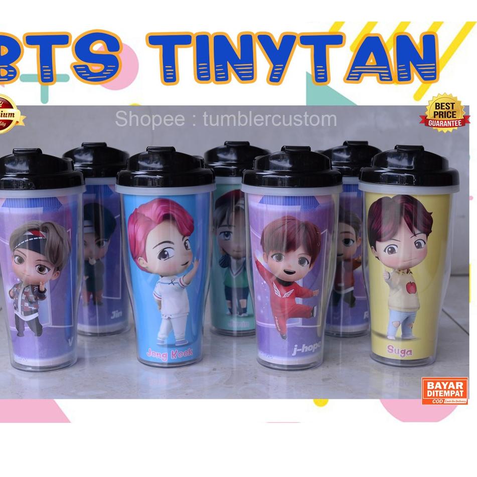 Jual BTS Pop-Up TinyTan TUMBLER KPOP BTS MERCHANDISE BOTOL MINUM KPOP ...