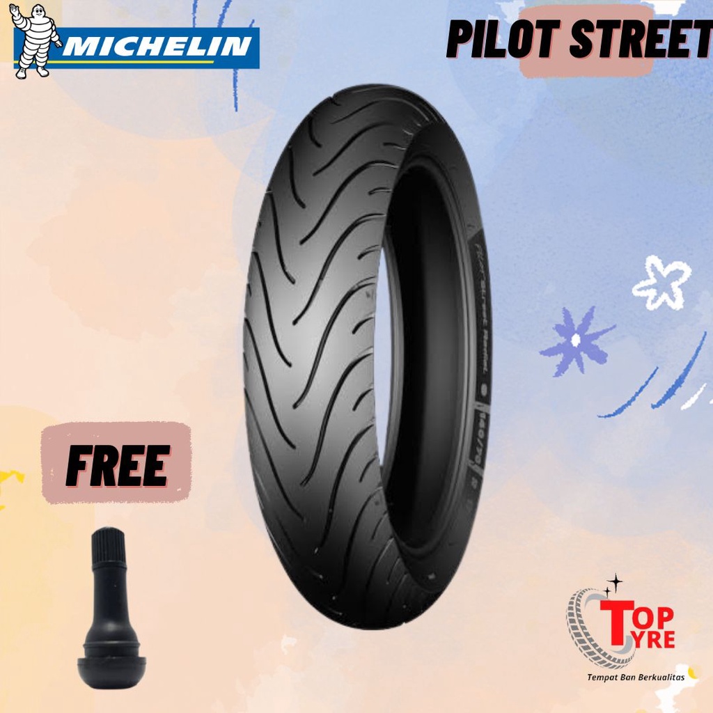 Jual BAN MOTOR STANDAR RING 17 // MICHELIN PILOT STREET 80/90-17 ...