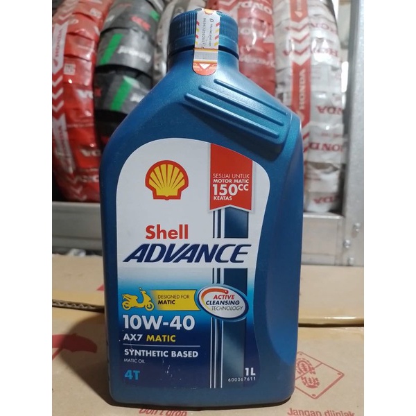 Jual Shell Advance AX7 Matic 1Liter SAE 10W-40 | Shopee Indonesia