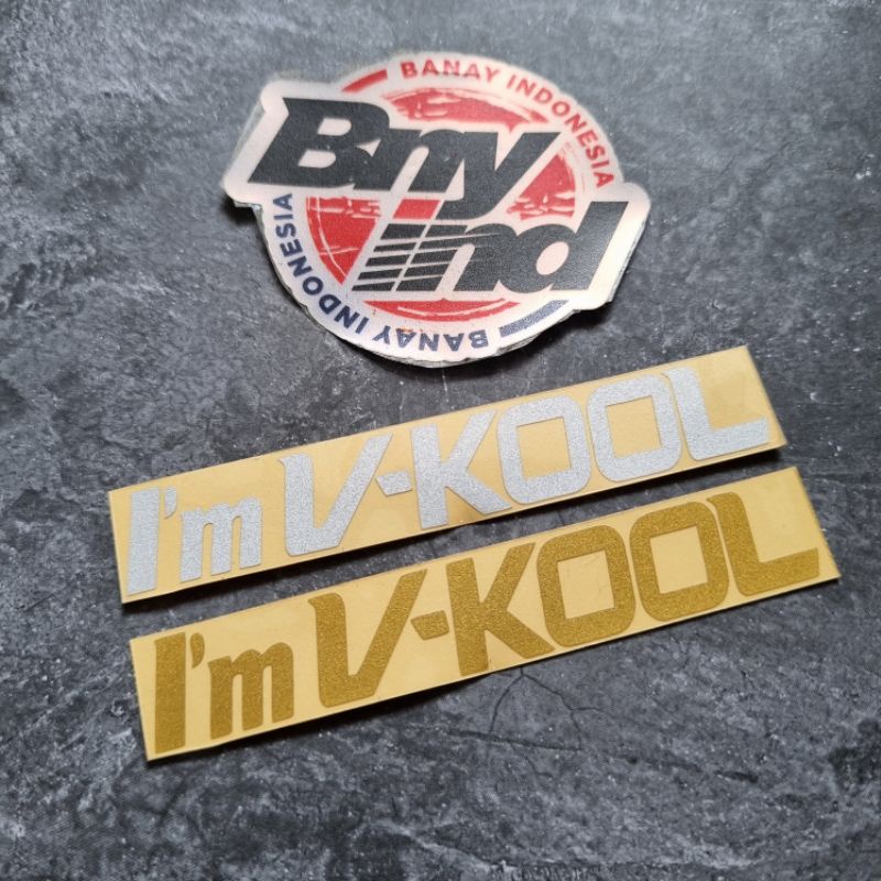 Jual STICKER STIKER IM VKOOL IM V-KOOL CUTTING | Shopee Indonesia